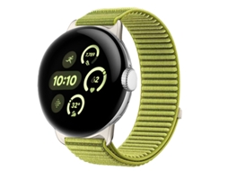 Pulseira para Google Pixel Watch 4/3, Nylon Trançado, 45mm (verde) czhmart