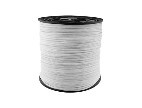 Carretel De Nylon Com Núcleo Interno 5mm X 400m Branco Gibalto
