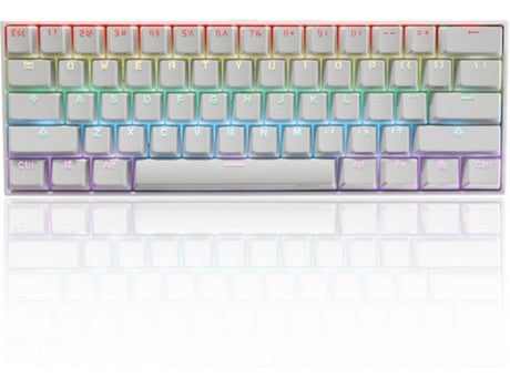 Teclado Gaming ANNE Pro 2 (Membrana - Wireless - Inglês - Branco)
