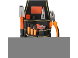 Organizador de cinto de ferramentas ergonômico, pequeno e resistente.