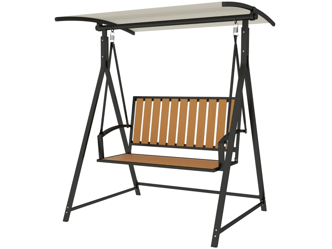 Conjunto 3pç Rattan Bege/marrom, 2 Cadeiras, Mesa.-okc