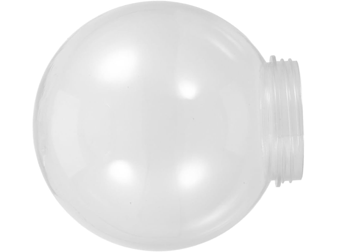 Globo de Acrílico Transparente e Resistente para Substituição em Aberturas de Lâmpadas Externas. SFUSHOS