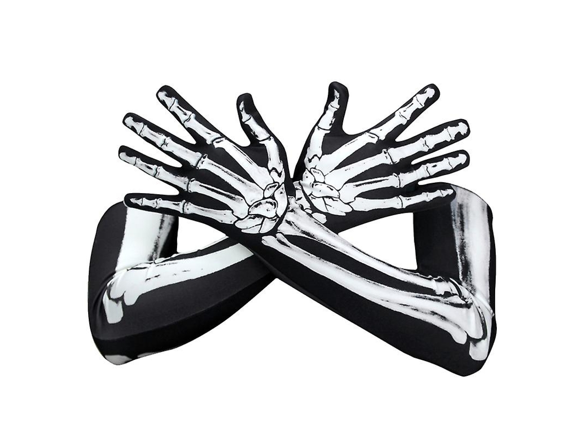 1 Par de Luvas Fantasmas para Presentes de Halloween ALLINLESS