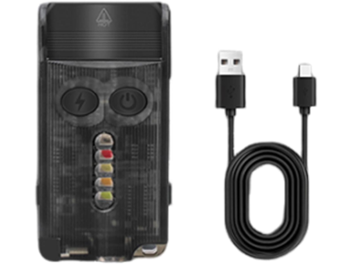 Lanterna Giratória, À Prova D Água Ip65, Recarregável, Ideal Para Camping E Uso Externo