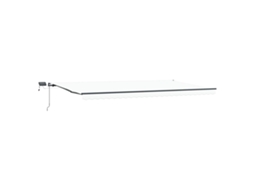 Toldo Retrátil Branco 600 ×300 Cm Tecido MAISON EXCLUSIVE