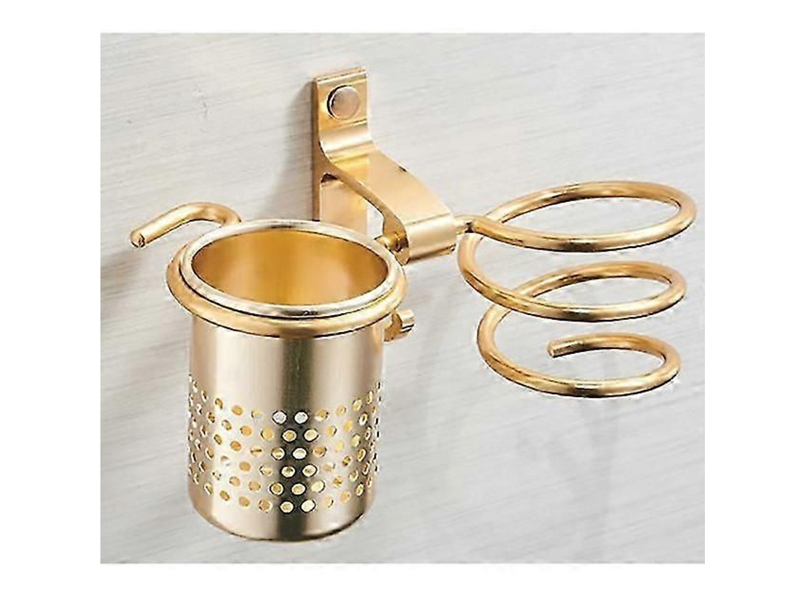 Suporte De Parede Em Alumínio Para Secador De Cabelo, Cabide Multifuncional Para Armazenamento, Prateleira, Acessório De Banheiro, Suporte Para S