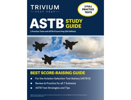Livro ASTB Study Guide 2 Practice Tests and ASTB-E Exam Prep 5th Edition de Elissa Simon (Inglês)