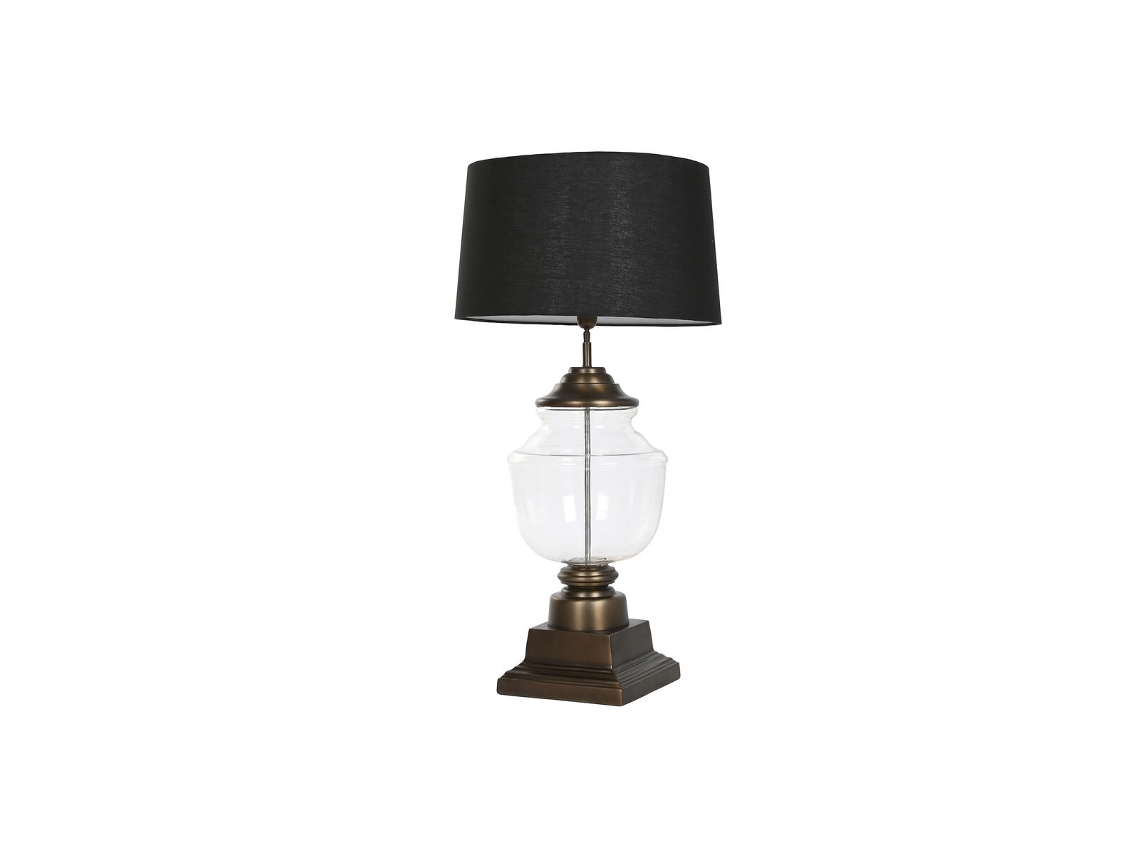 Lâmpada De Mesa Home Esprit Preto Bronze 50 W 220 V