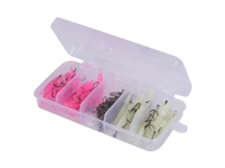 Kit Isca Camarão 60pcs com Anzol 7