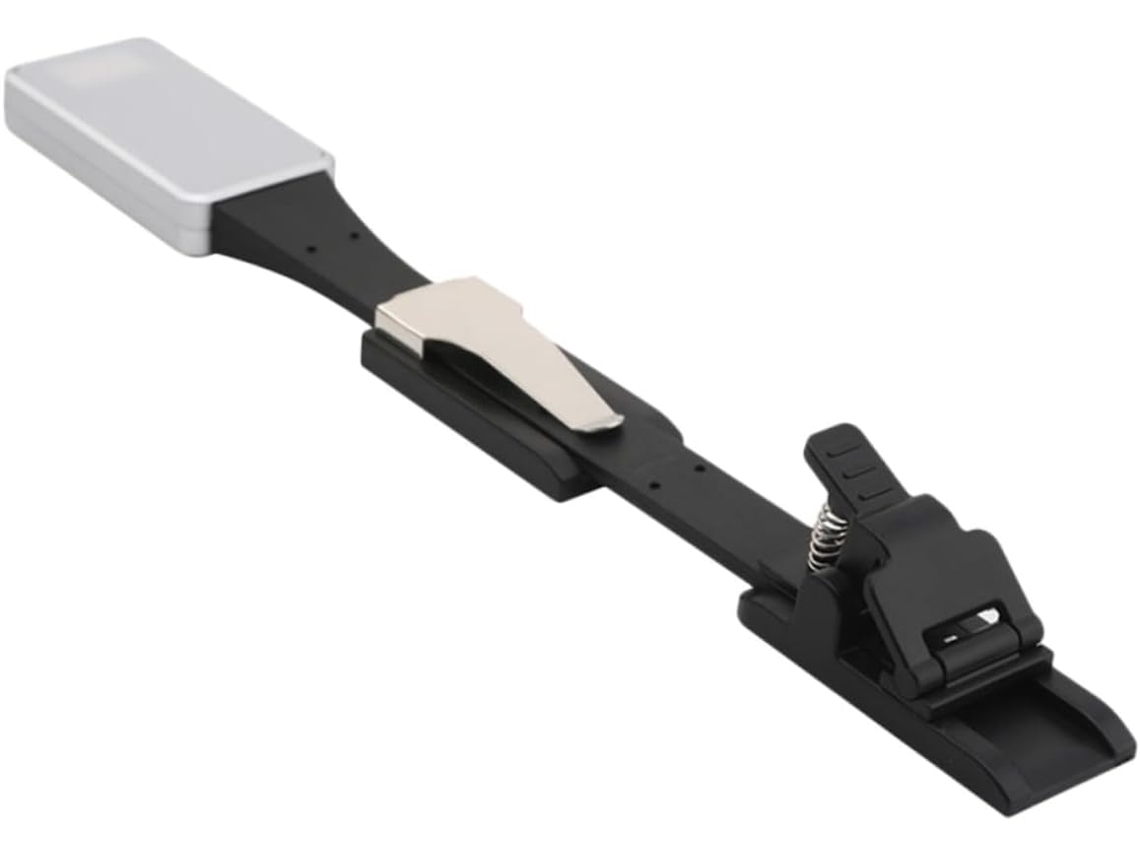 Luminária De Leitura Led Recarregável Via Usb Anneome Com Clipe Magnético Duplo, Temperatura De Cor E Brilho Ajustáveis