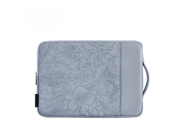Bolsa Para Portátil Czhhmart Em Material Pu, Compatível Com Notebooks De 14 Polegadas Azul Nebuloso