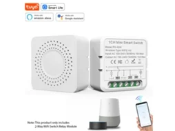 Módulo De Relé Wifi 2 Vias Com Controle Por Voz E Cronômetro