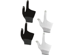 Lurelia Luvas Gaming Para Ecrã Tátil 2 Pares, Respirável, Sensível Ao Toque, Leve, Para Gaming Móvel E Ecrãs Táteis
