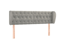 Headboard, Headboards Vidaxl Cinzeto Veludo (147 X 23 X 78/88 Cm)