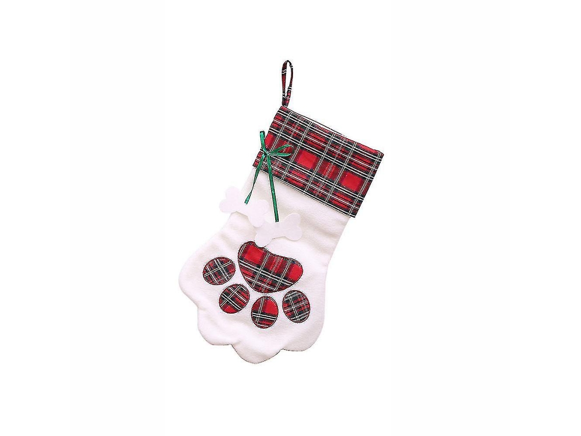 Meias De Natal, Sacolas De Presente, Peões, Decorações De Natal, Sacolas De Doces 1 Unidade Vermelho Olysi Shop