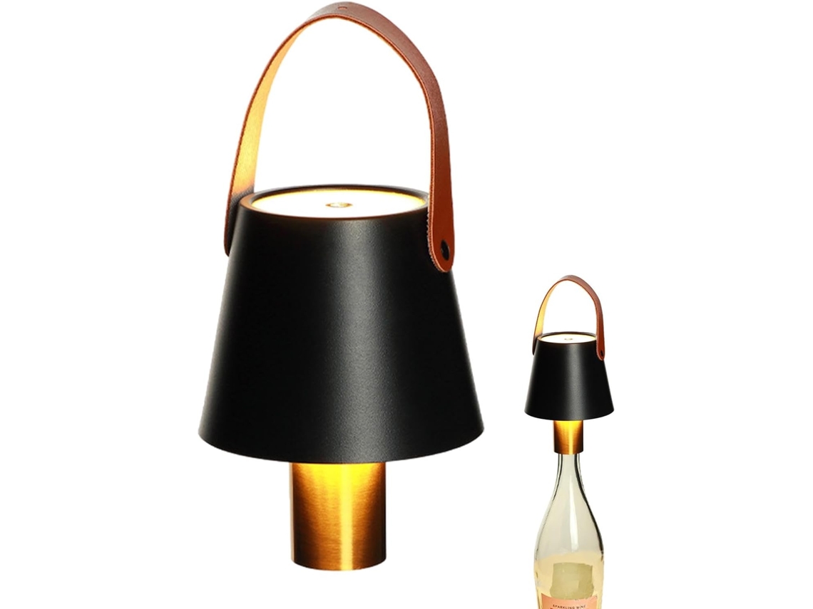 Luminária LED genérica para decantador de vinho, luminária semi-fluorescente para decantador