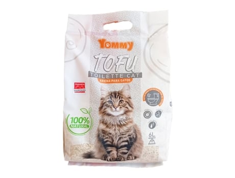Areia Para Gatos Ecológica De Tofu | Biodegradável E Descartável Na Sanita Yommy