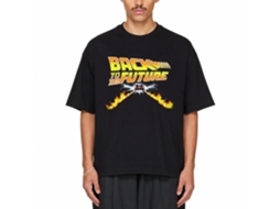 Rockinstone Back To The Future Movie Btf Car Black Adult T-shirt Size:xl