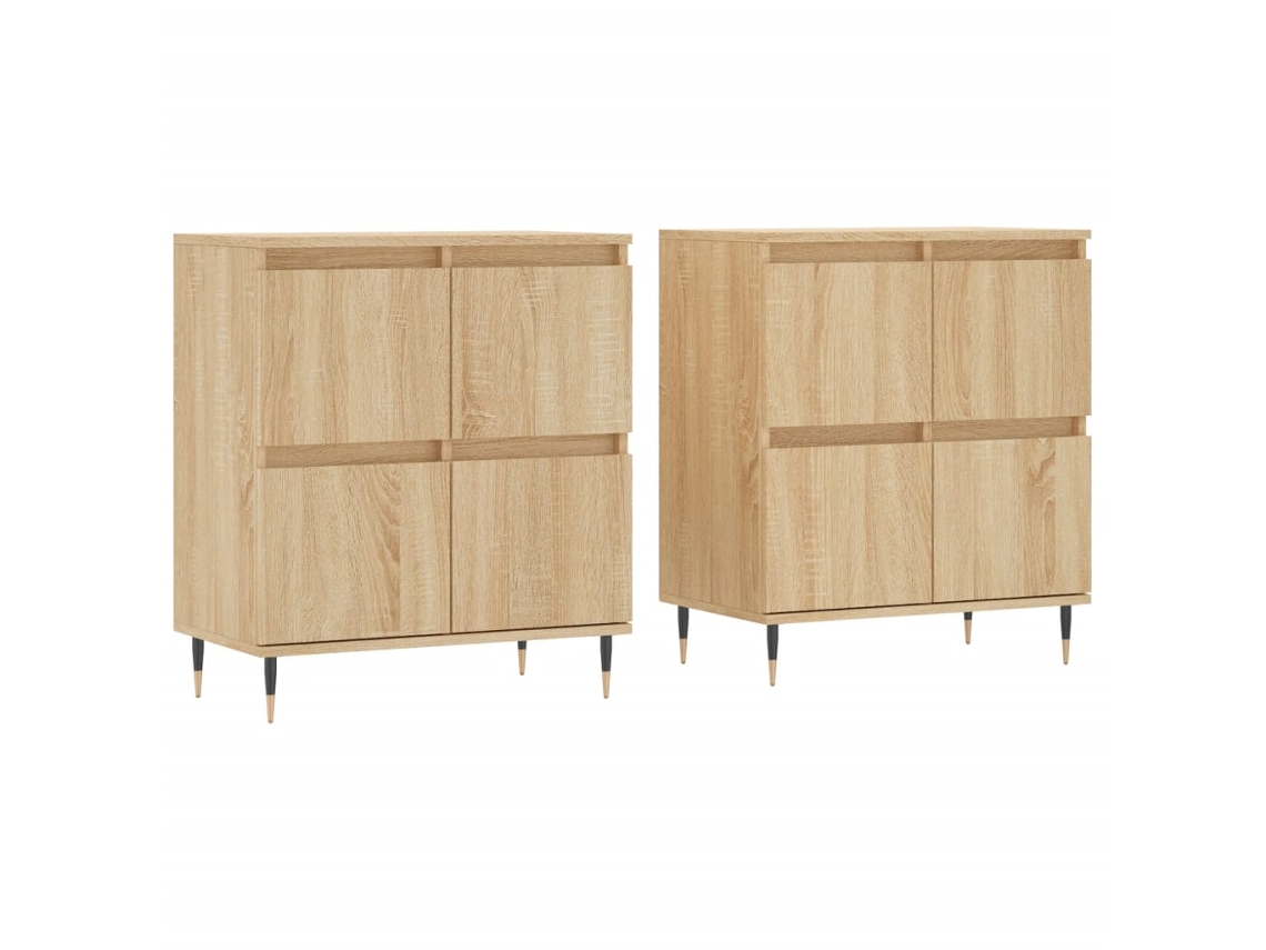 Sideboard, Sideboards Vidaxl Marrom Madeira Processada (n/a)
