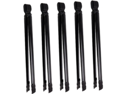 Pinça Para Lenha Vicasky De Metal, Conjunto De 5 Peças, Para Churrasqueiras, Acampamentos E Aquecedores Ao Ar Livre