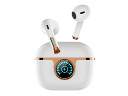 Fones de Ouvido Sem Fio Bluetooth 5.3 com Display Led IPX4 JIAPEI (branco)