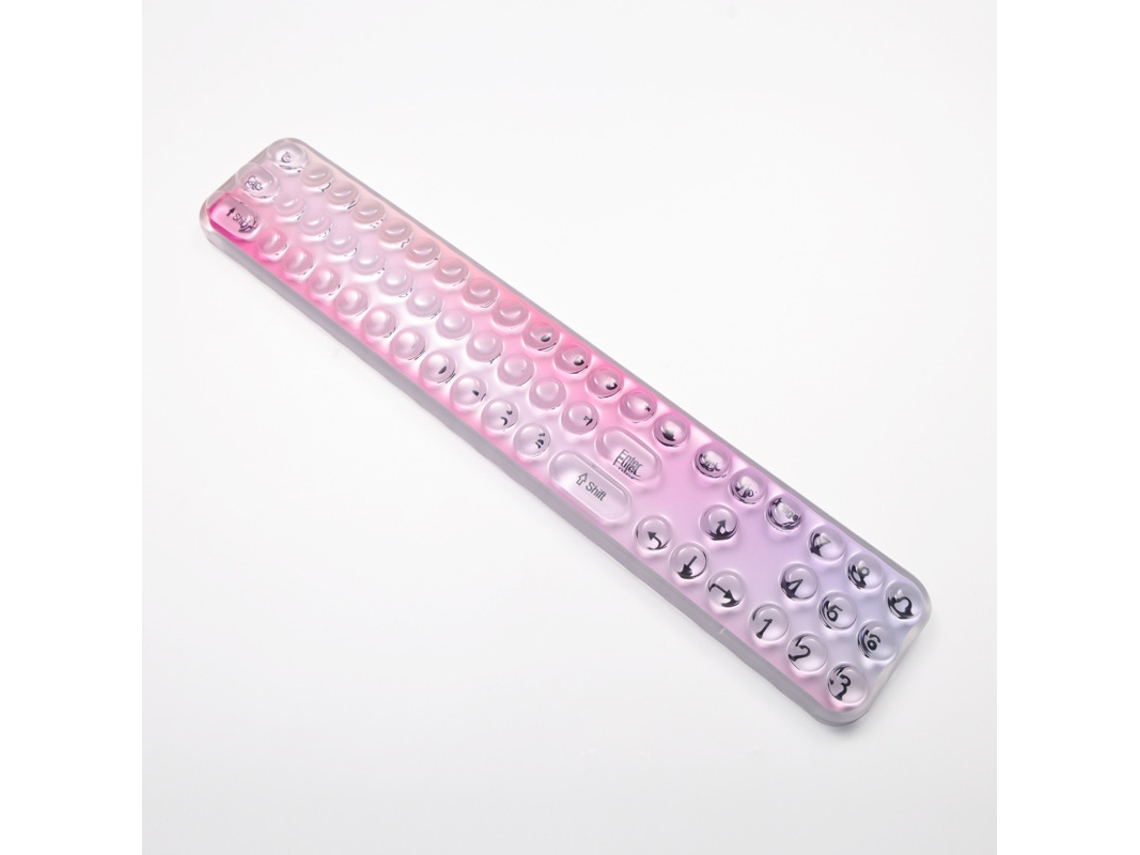 Apoio De Pulso Ergonómico E Fofo Em Gel Para Escritório E Jogos, Suporte Para Aliviar A Fadiga Do Pulso Rosa Hexinyigjly