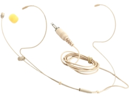 Microfone De Fone De Ouvido Bege E05 Com Concha Auricular, Microfone Oculto, Para Vocais