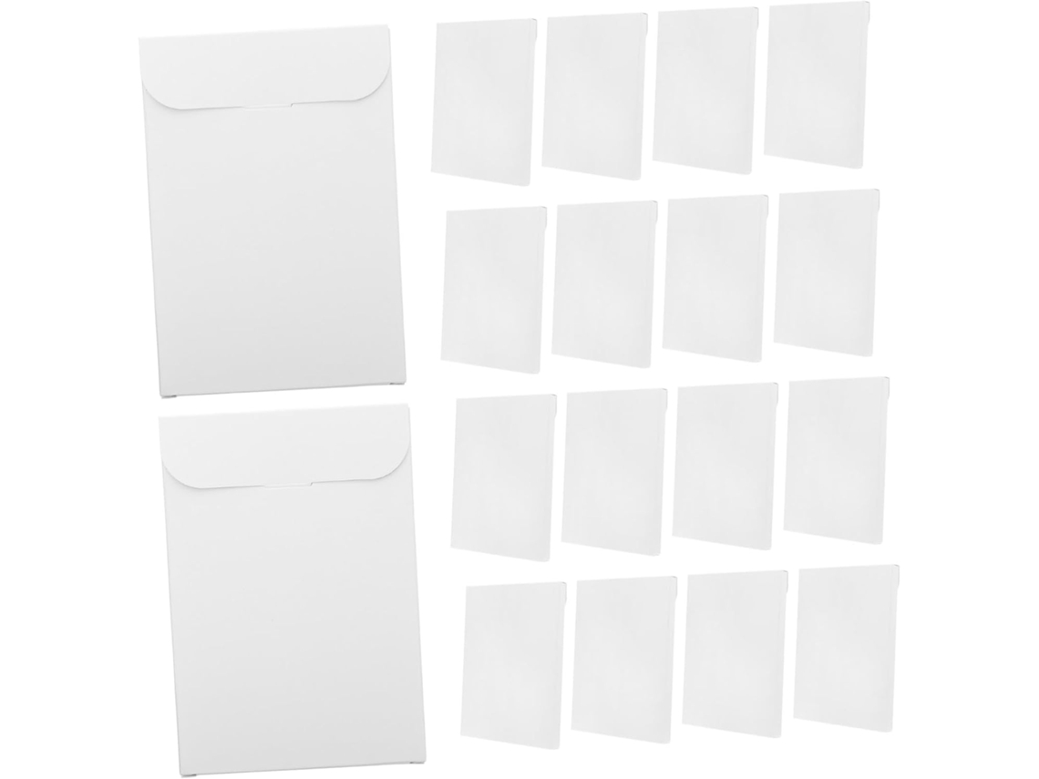 50 Peças Caixas Embaladas Para Cartes De Papel Porta-envelopes Decorativos Expedição Fotos E Documentos Caixa