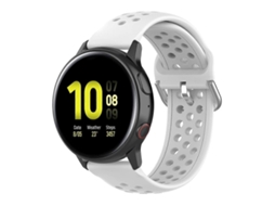 Pulseira Esportiva De Cor Sólida Com Zíper De 20 Mm Para Galaxy Watch Ativo2 / Ativo.