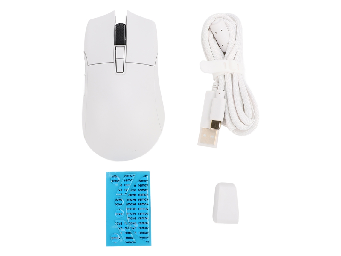 Ratón Inalámbrico Gaming Tri Modo 2.4g Usb C Bluetooth 26kdpi Sensor Óptico Ligero Programable