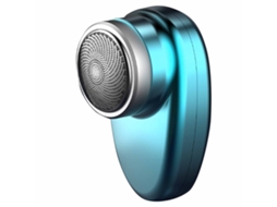 Afeitadora Eléctrica Portátil De Bolsillo Recargable Lavable De Cabeza Dual Para Barba Azul Real