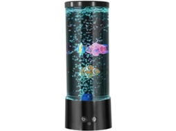 Conjunto De 1 Mini Lâmpada Rgb Para Aquário, Luz Ambiente Colorida Com Controle Remoto, Lâmpada De L Gokoco