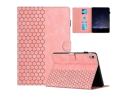 Capa De Couro Com Estampa De Favo De Mel E Compartimento Para Cartão Para Ipad Mini /mini (2021) Slowmoose (2024)