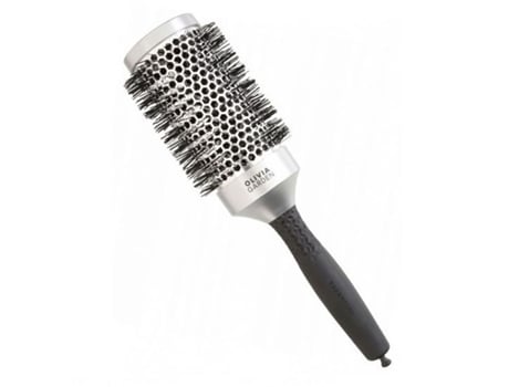 Essentials Premium 55mm Anti Static Hair Styling Brush Classic Silver Olivia Garden