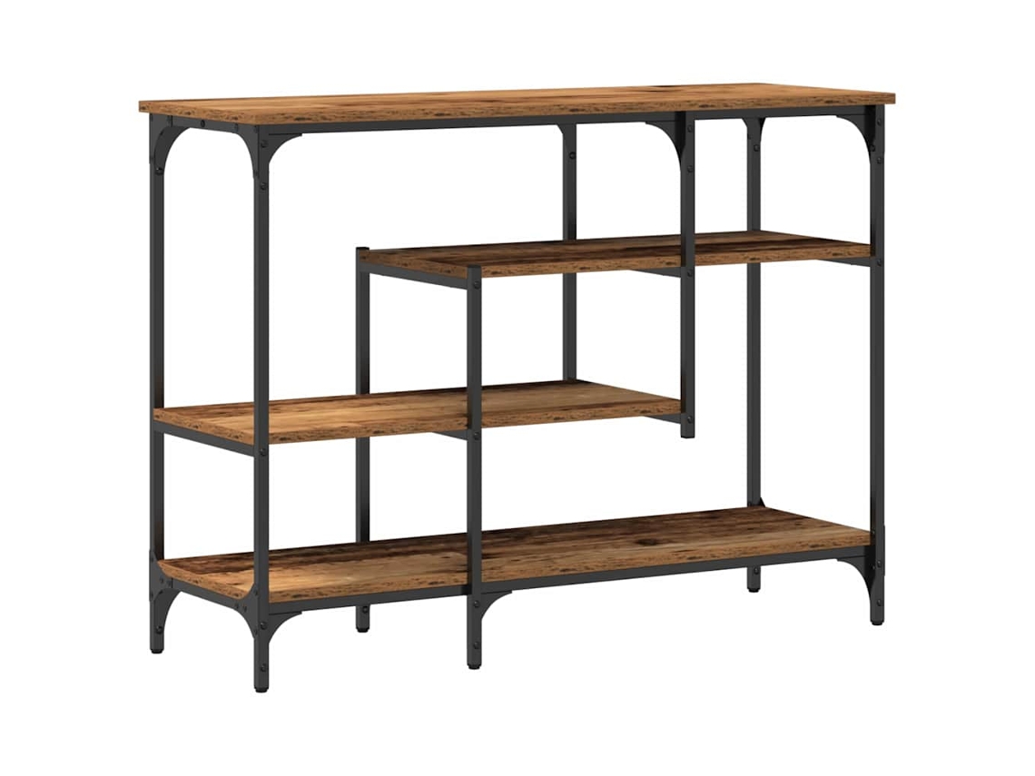 Mesa de Console com Prateleira em Madeira Antiga MAISON EXCLUSIVE (100x35x75 cm)