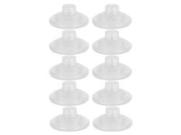 Interruptor De Pé Redondo De Plástico Com Design Compacto, Pacote Com 10 Unidades.