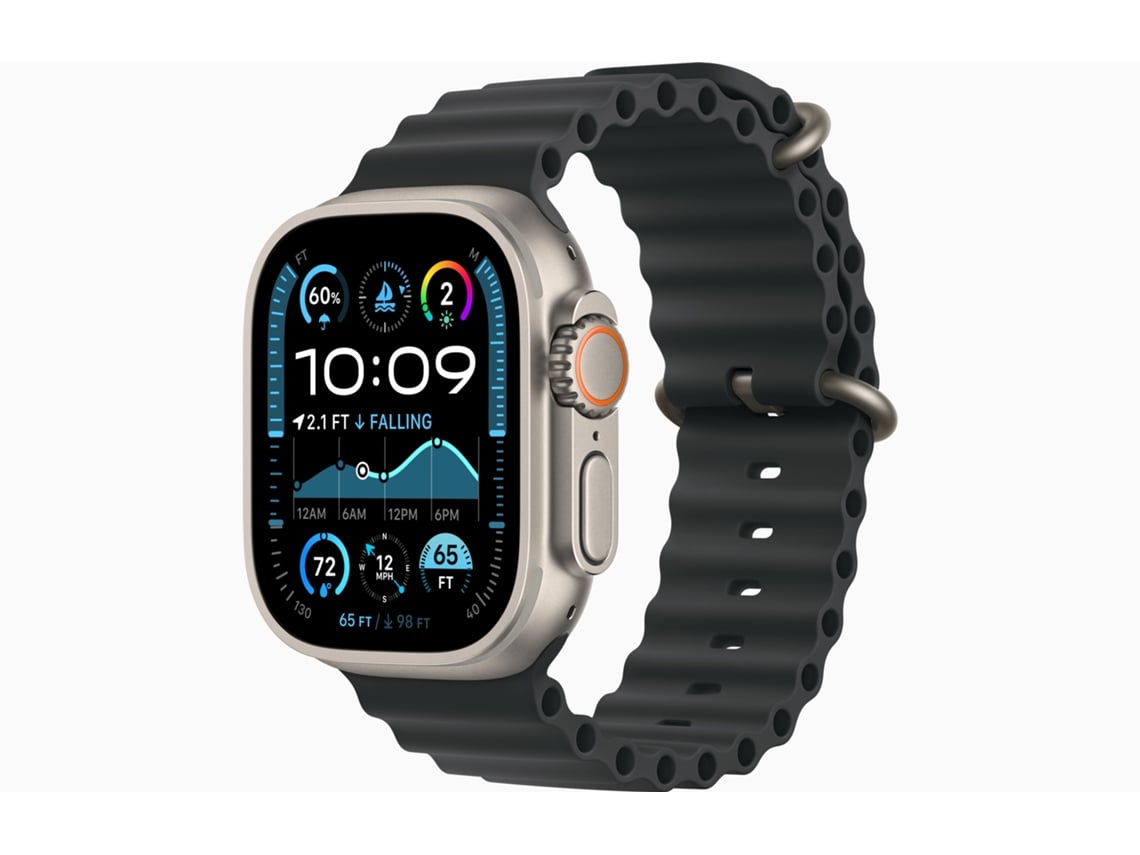 APPLE Watch Ultra 2 GPS+Cellular (Recondicionado Flippers Como Novo - 49 mm- Titânio, Preto)