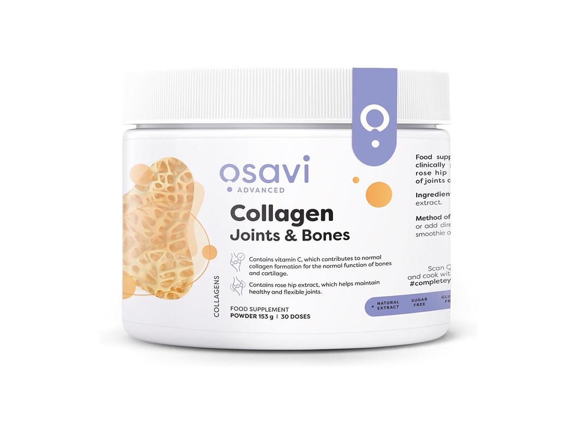 Peptídeos De Colágeno Articulações E Ossos Osavi (153g)