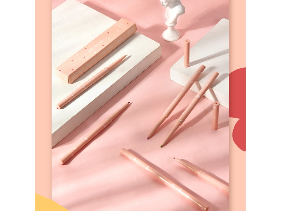 Hold Live Caneta De Eyeliner Em Gel 0.1g Ultra-fina Rotatória Suave Fluida Impermeável Duradoura Anti-manchas Natural