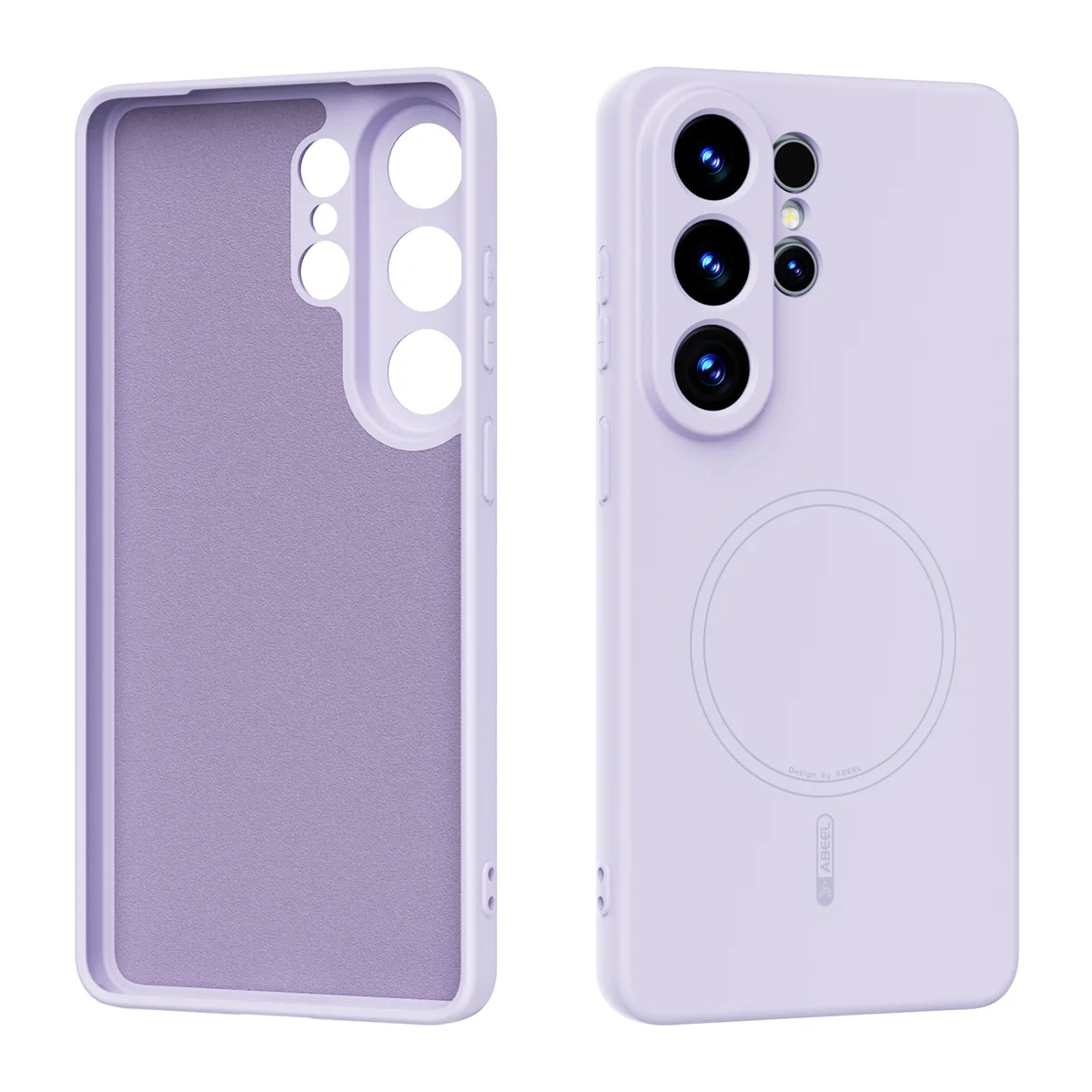 Capa De Celular Em Silicone Líquido (roxa Para Galaxy S26 Plus), Compatível Com Carregamento Sem Fio.