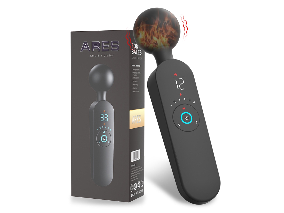 Massageador Elétrico Potente com Função de Aquecimento e Visor Digital MDUG (embalagem Atualizada)
