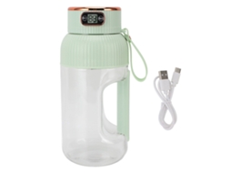 Caneca Liquidificador Portátil 150w 1200ml com Mini Motor para Viagem, Academia, Casa | S/MARCA