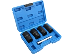Kit Extrator De Parafusos Danificados Portátil Em Aço Cromo-molibdênio