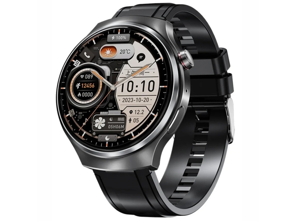 Smartwatch com tecido curvo, monitoramento de pressão arterial e oxigênio no sangue, e monitoramento de saúde verde Bestvite