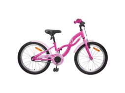 Bicicleta Infantil Vidaxl Rosa Aço (137 X 54 X 79 Cm)