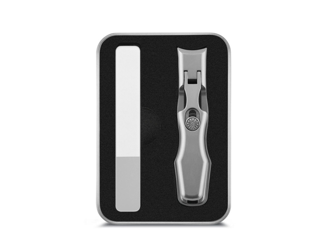 Tijeras De Uñas Para Uñas Gruesas Con Cazador Anti-salpicaduras Acero Inoxidable Apertura Ancha Ergonomica Para Dedos Y Pies