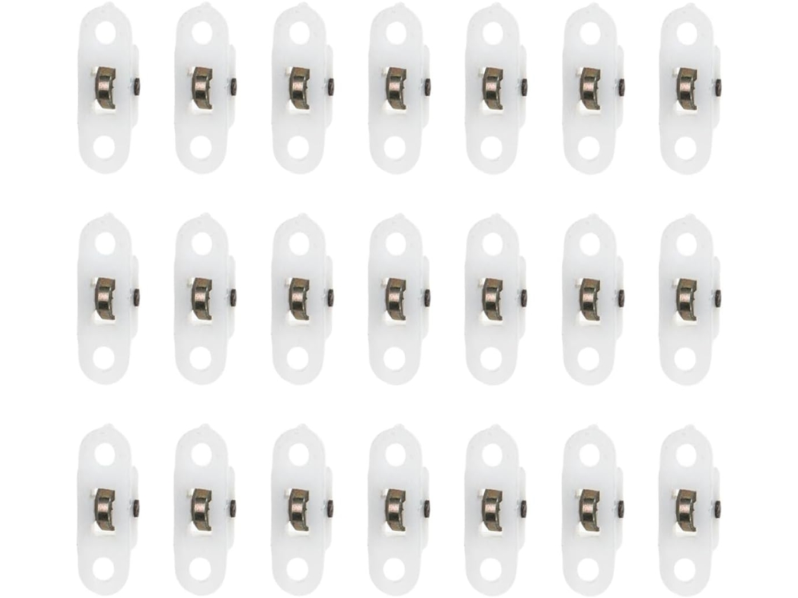 Polia Simples Para Janelas De Tela E Portas Correr, Rolete Pequeno Res