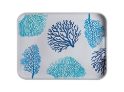 Bandeja Retangular Mare Azul 30 X 40 Cmmarine Business