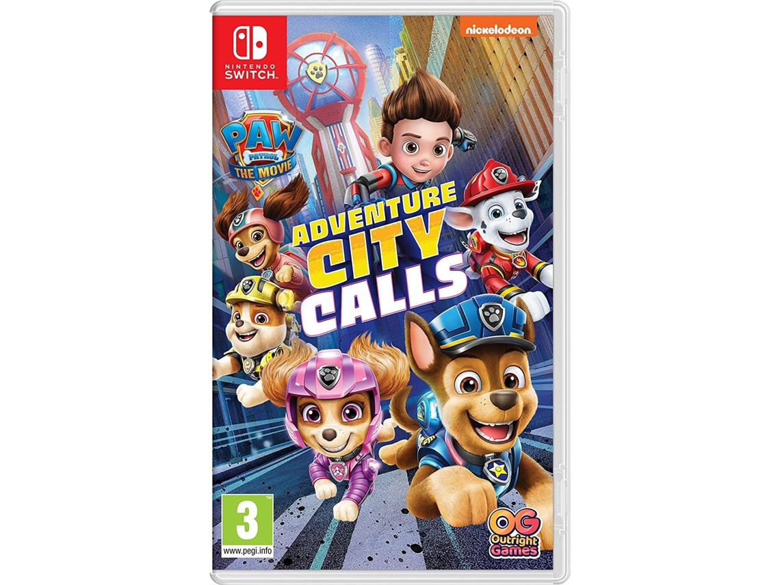 Jogo Paw Patrol The Movie Adventure City Calls Nintendo Switch