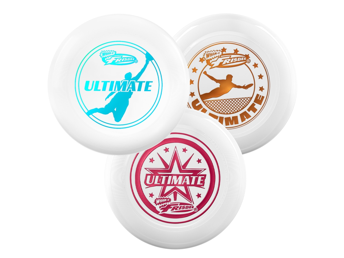 Disco de treinamento Ultimate Frisbee 175g para competição, pacote com 3 unidades, Wham O